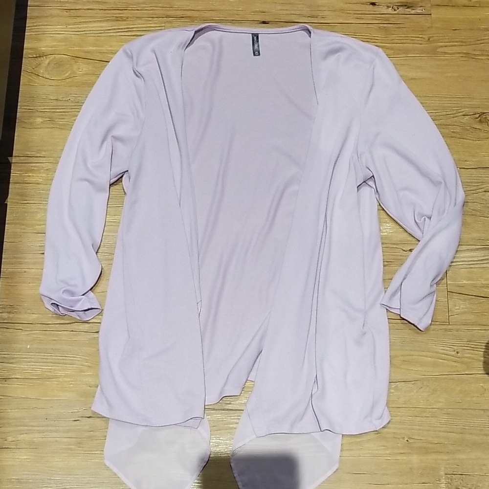 Massini Lavender Knit Cardigan